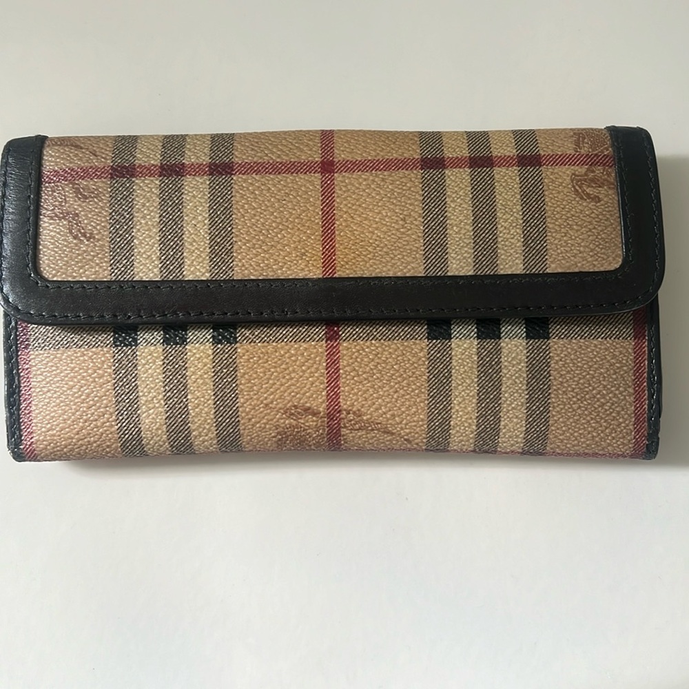 Authentic Burberry long wallet